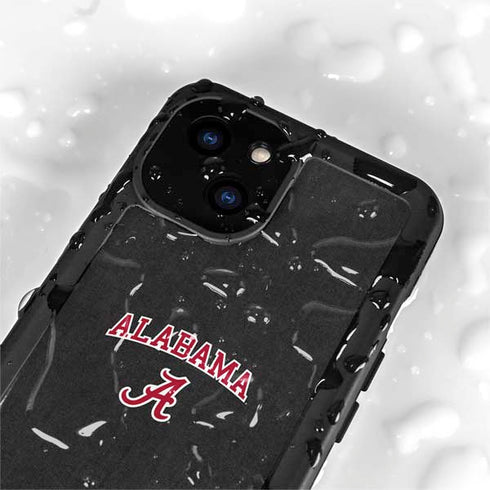 University of Alabama Logo iPhone 15 Waterproof Case
